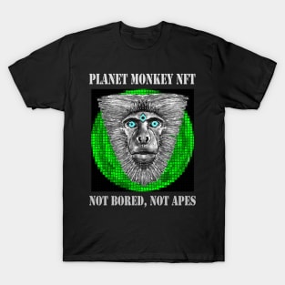 Planet Monkey NFT Not Bored Apes T-Shirt